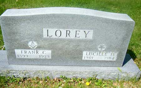 Frank Carson Lorey, Sr. gravesite