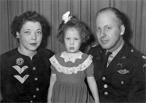 1953: Robert and Lillie Eckman with daughter, Marilyn