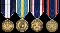 Honorable Service; UN Military Service; American Defense Service; USMC Commemorative
