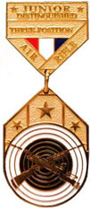 Junior Distinguished Distinguished Shooting Badge