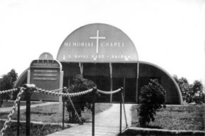 Quonset as Memorial Chapel, USNB, Saipan